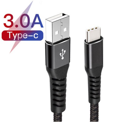 1Meter 3ft Nylon Braided 5A 3A Type C USB Durable Sync Data iOs 8Pin Cable with Aluminum Alloy house USB C Charging Cable Type C